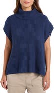 Splendid Rosalie Turtleneck Short Sleeve Sweater