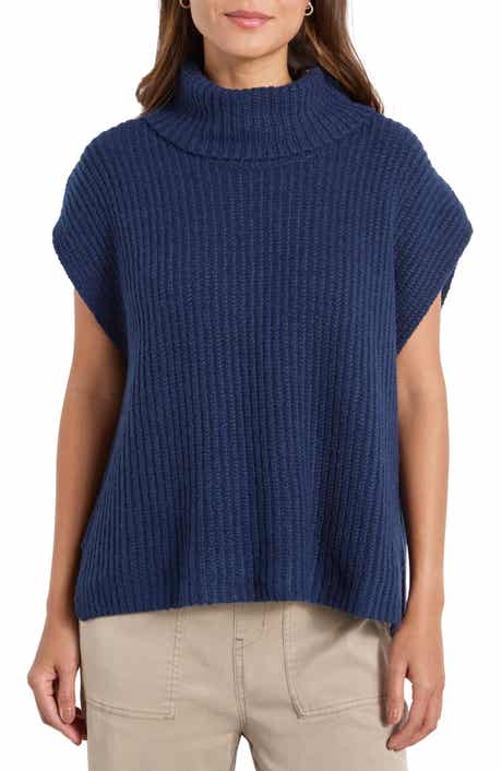 Splendid Rosalie Turtleneck Short Sleeve Sweater