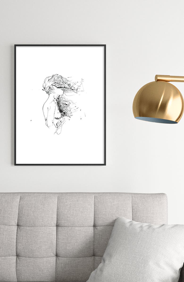 Deny Designs Val Framed Art Print, Alternate, color,