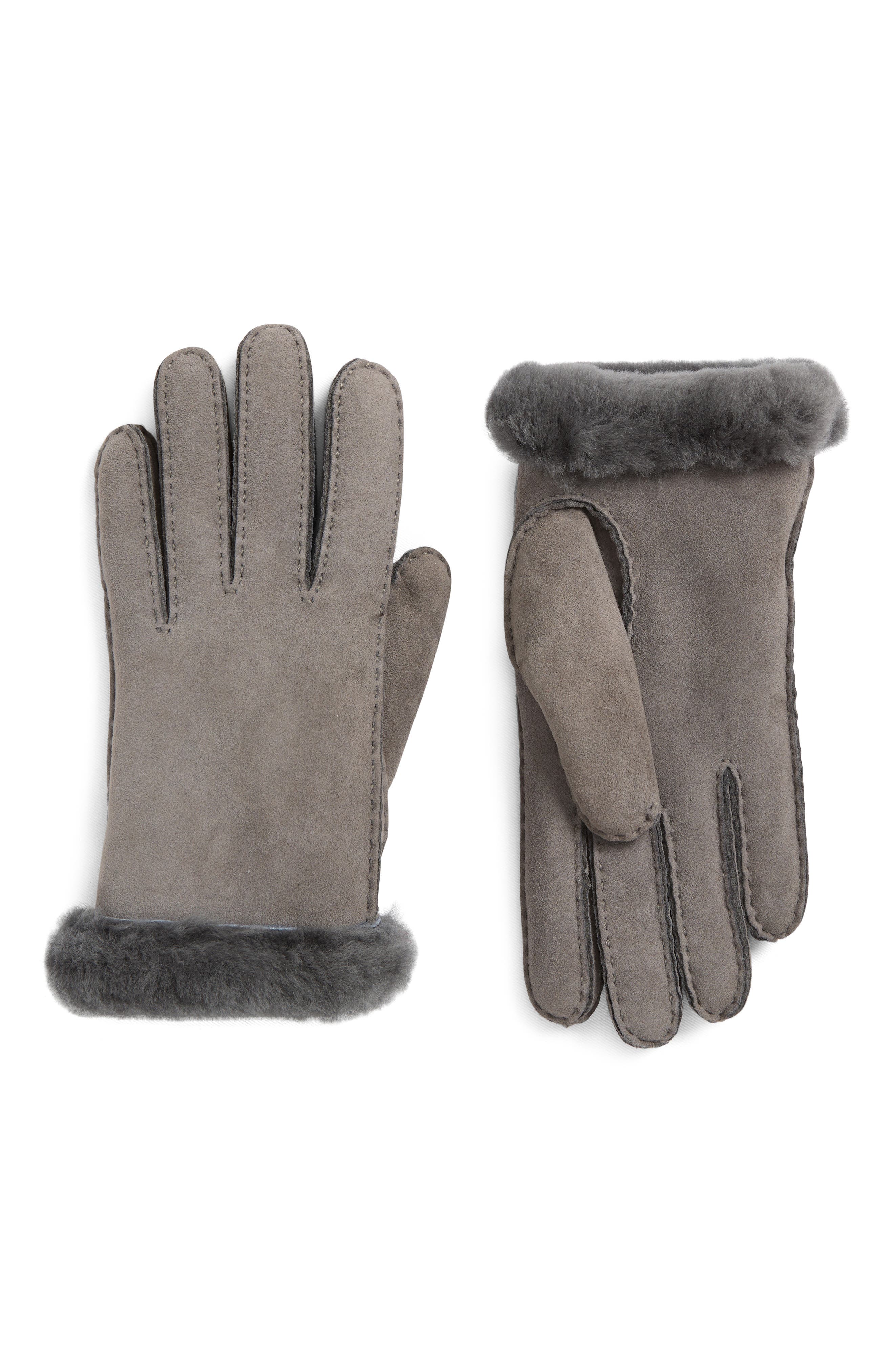 UGG® Classic Genuine Shearling Suede Gloves