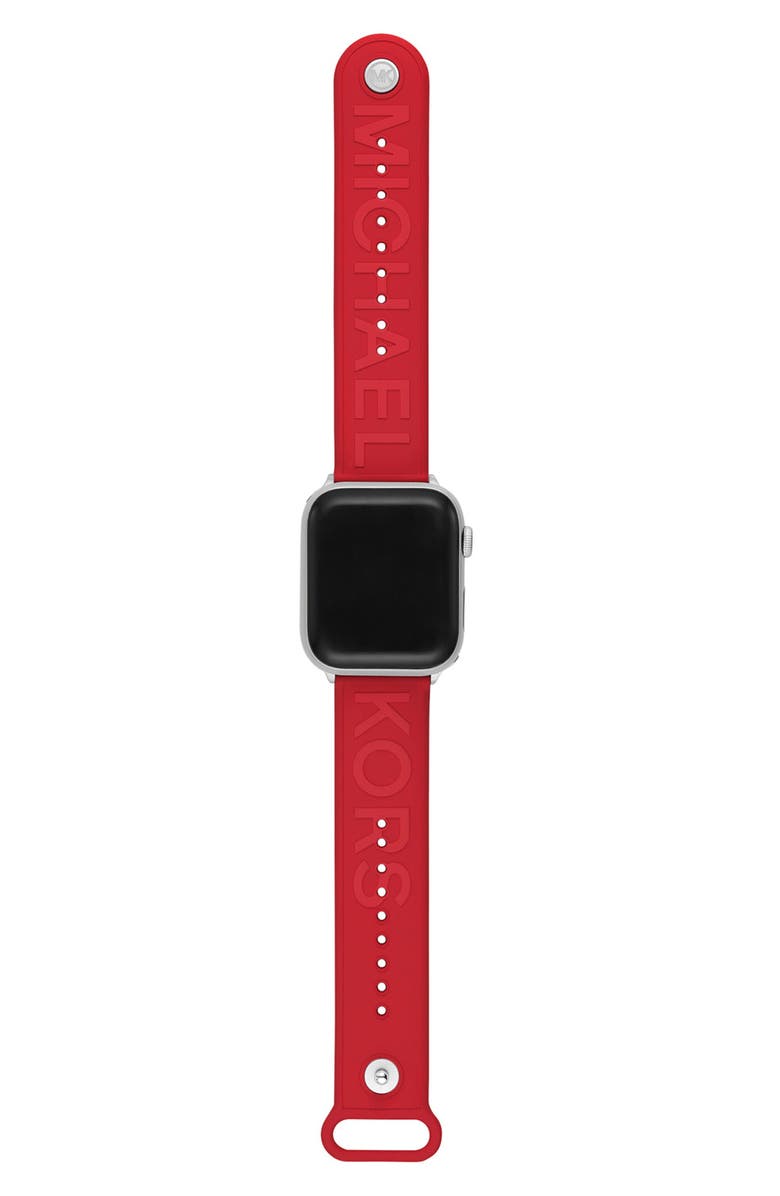 Michael Kors Logo Apple Watch<sup>®</sup> Watchband, Alternate, color, 