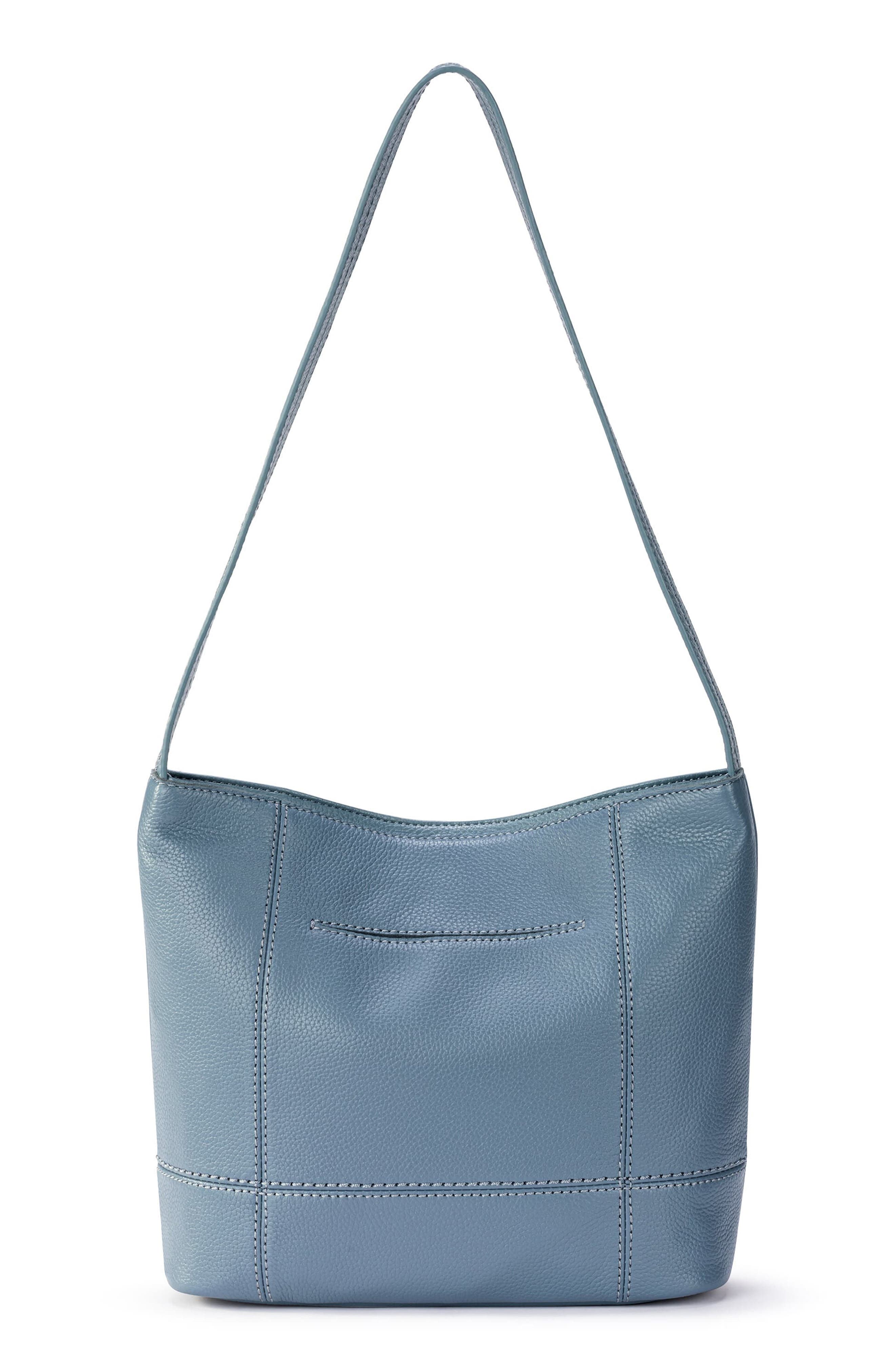Leather Hobo Bag, Alternate, color, MARITIME