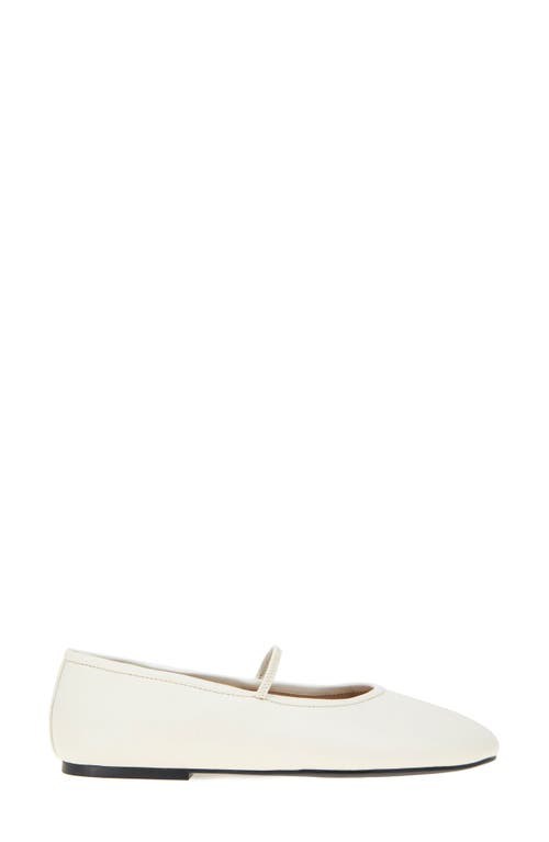 Bcbgeneration Marzi Mary Jane Flat In Blanc