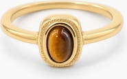 Meideya Minimal Tiger's Eye Ring