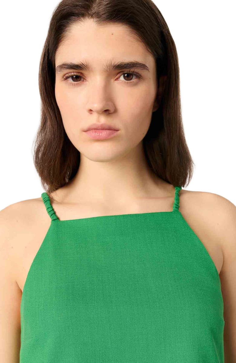 maje Backless top, Alternate, color, 