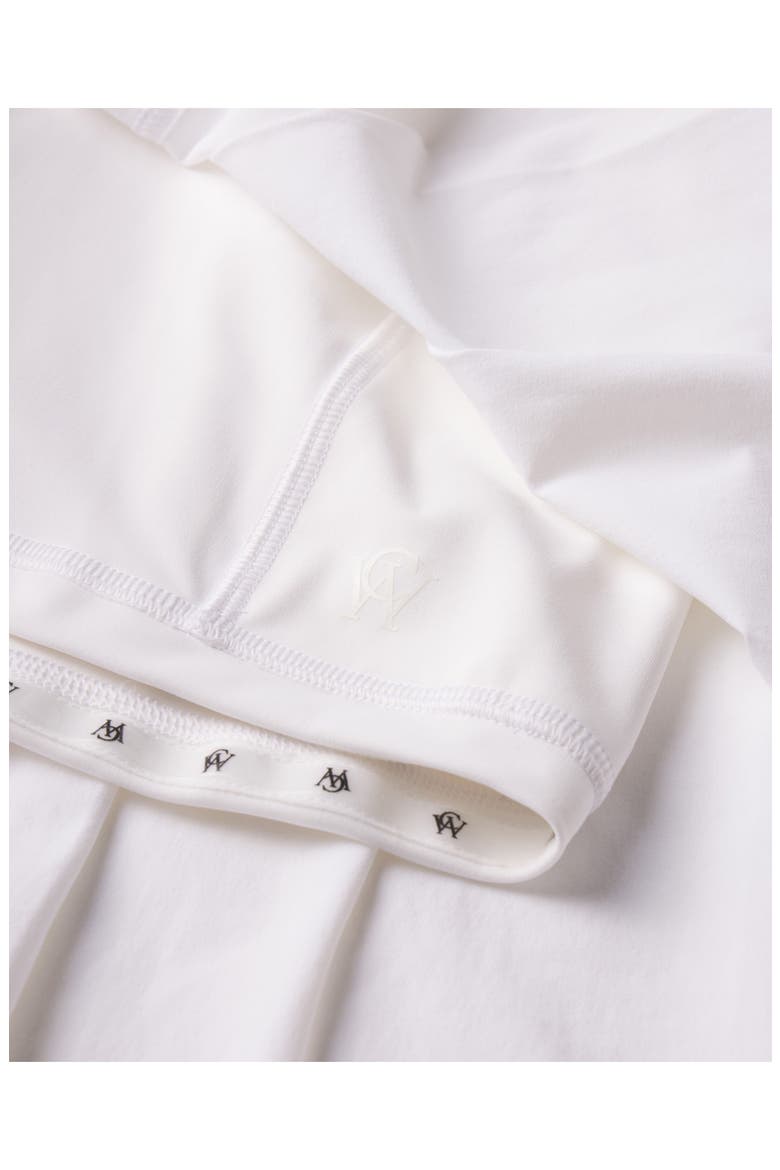 Serena Pleated Performance Skort, Alternate, color, WHITE