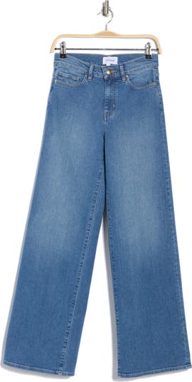 Le Slim High Waist Wide Leg Palazzo Jeans
