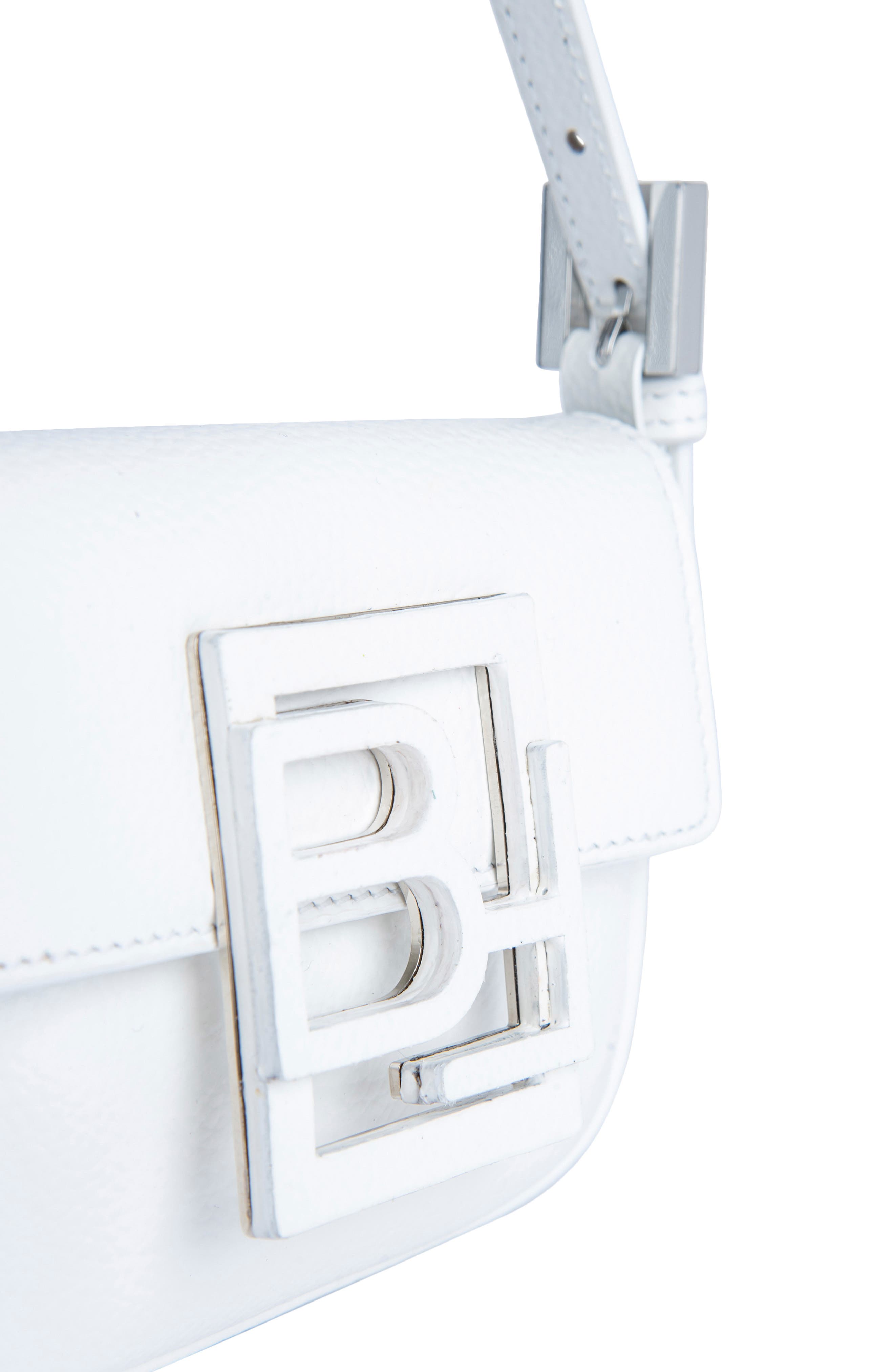 By Far Alfie Leather Top Handle Bag, Alternate, color, 