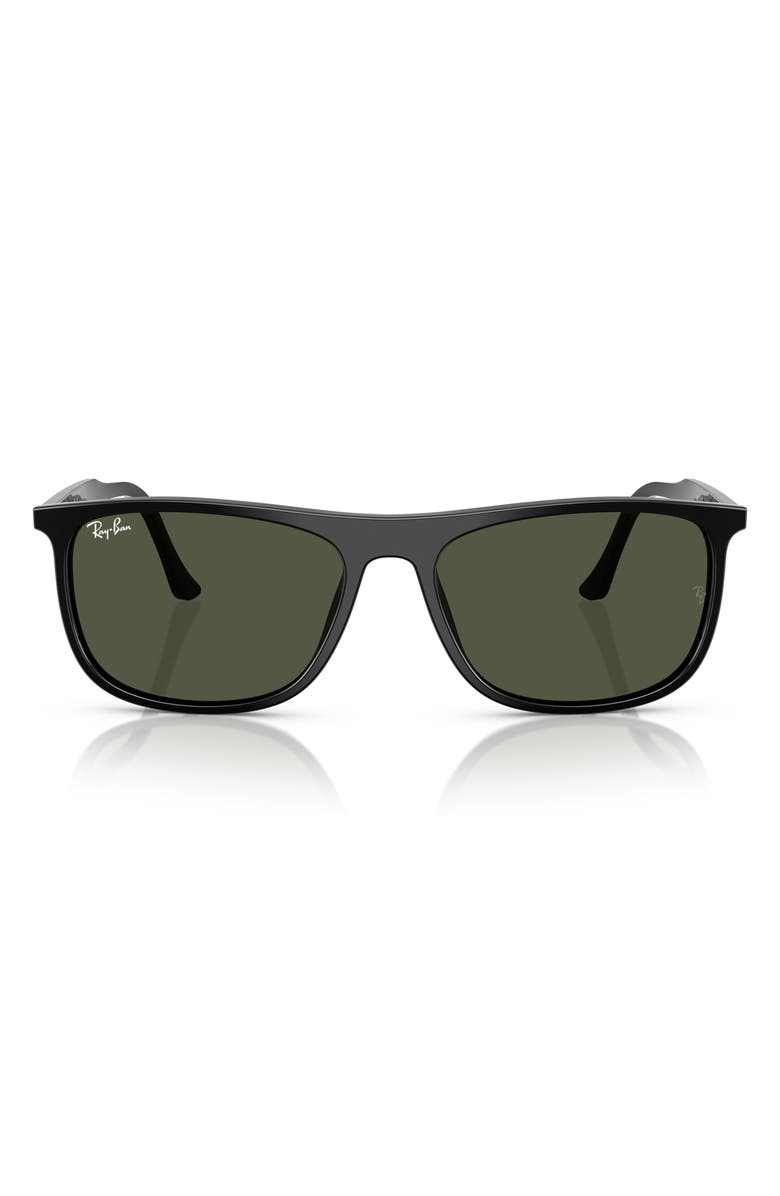 Ray-Ban 58mm Rectangular Sunglasses, Main, color, 