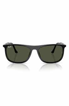 Ray-Ban 58mm Rectangular Sunglasses