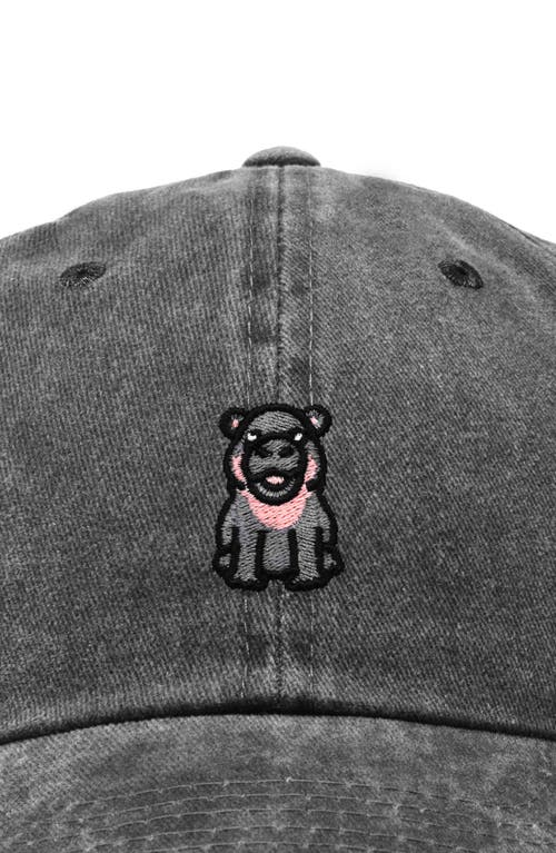 DALIX DALIX HIPPO EMBROIDERED ADJUSTABLE HAT
