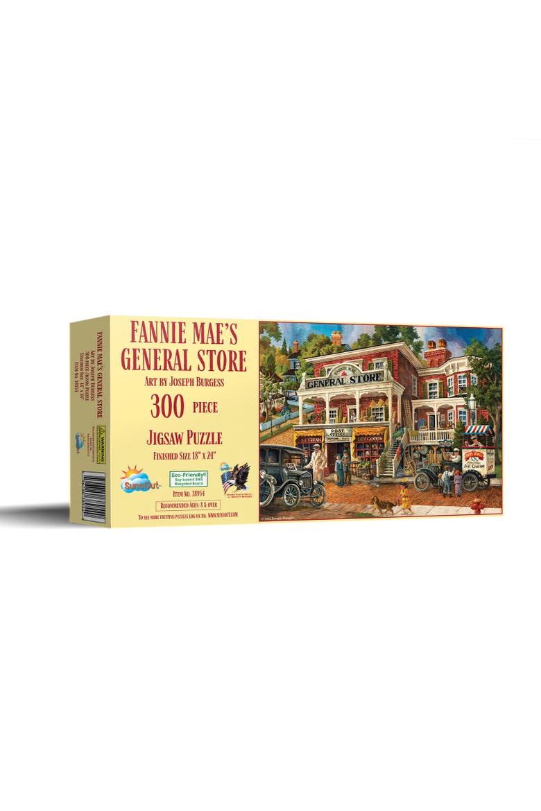 Fannie Mae's General Store 300 piece Jigsaw Puzzle for Adults, Main, color, Multicolor