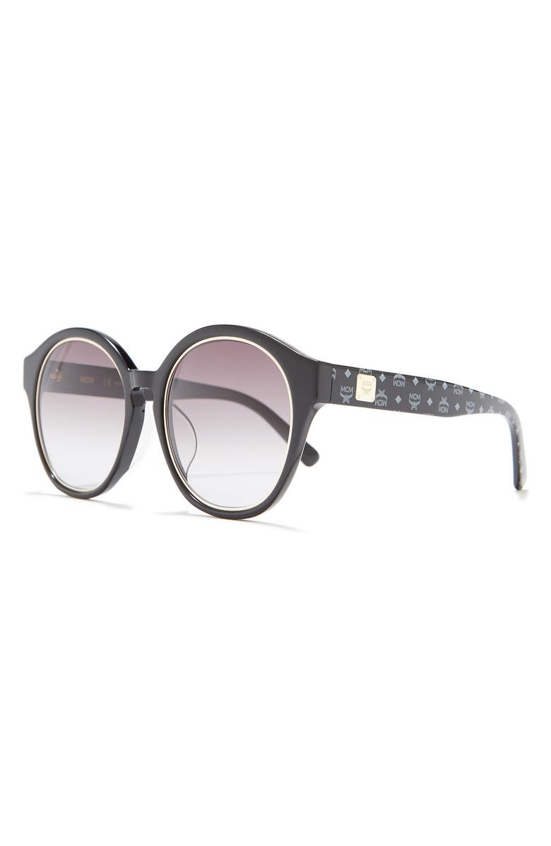 MCM 54mm Round Sunglasses, Alternate, color,
