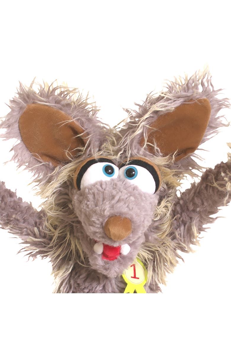 Living Puppets Artie The Coyote 27 Inch Large Plush Hand Puppet, Alternate, color, Brown