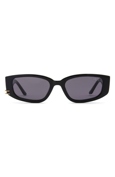 Cuffed 53mm Square Sunglasses