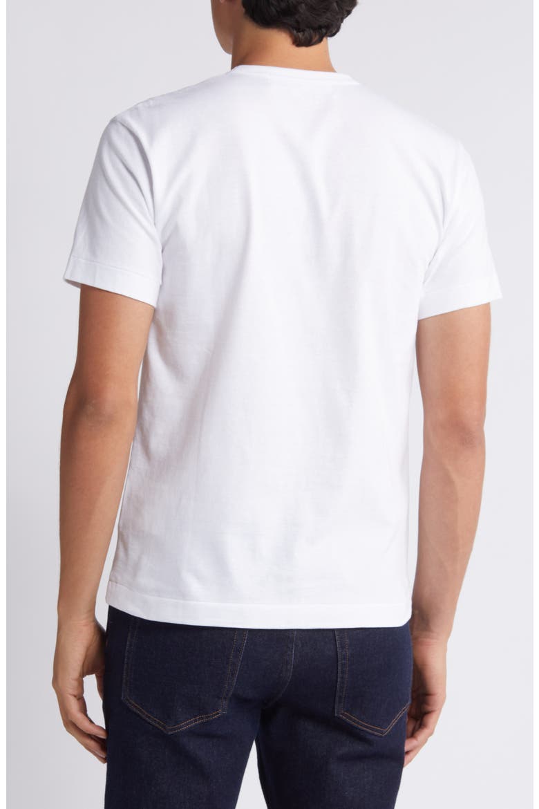 Half Red Heart Graphic T-Shirt, Alternate, color, WHITE