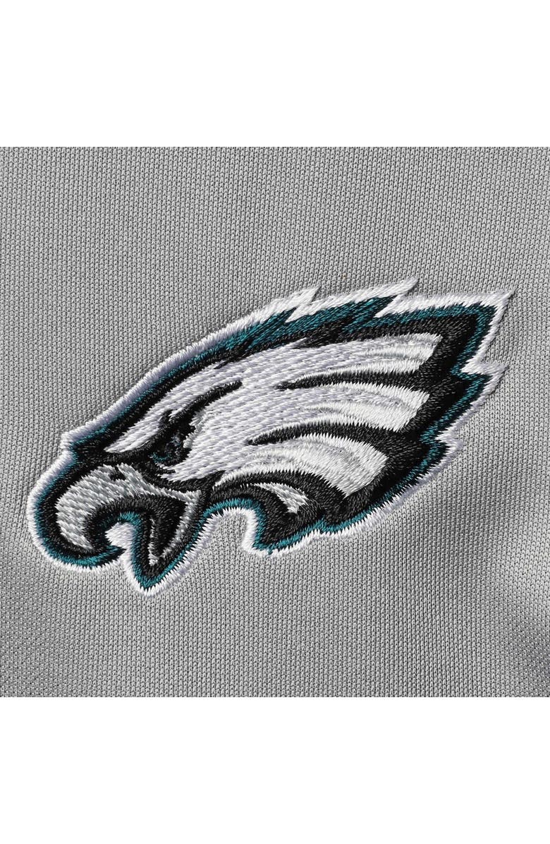 DUNBROOKE Men's Dunbrooke Gray/Black Philadelphia Eagles Apprentice Full-Zip Hoodie, Alternate, color, Gray