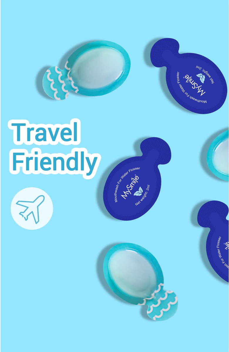 MySmile Concentrate Mouthwash Pods for Water Flossers, Alternate, color, Blue
