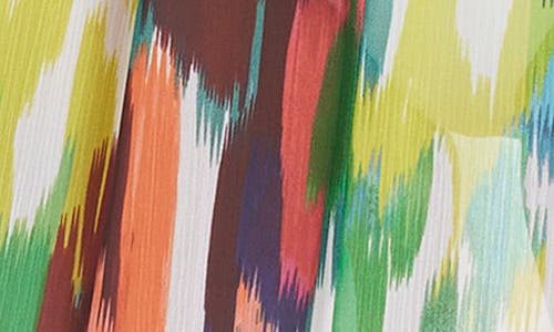 Bleu Rod Beattie Rod Beattie Ikat Print Cover-up Dress In Multi