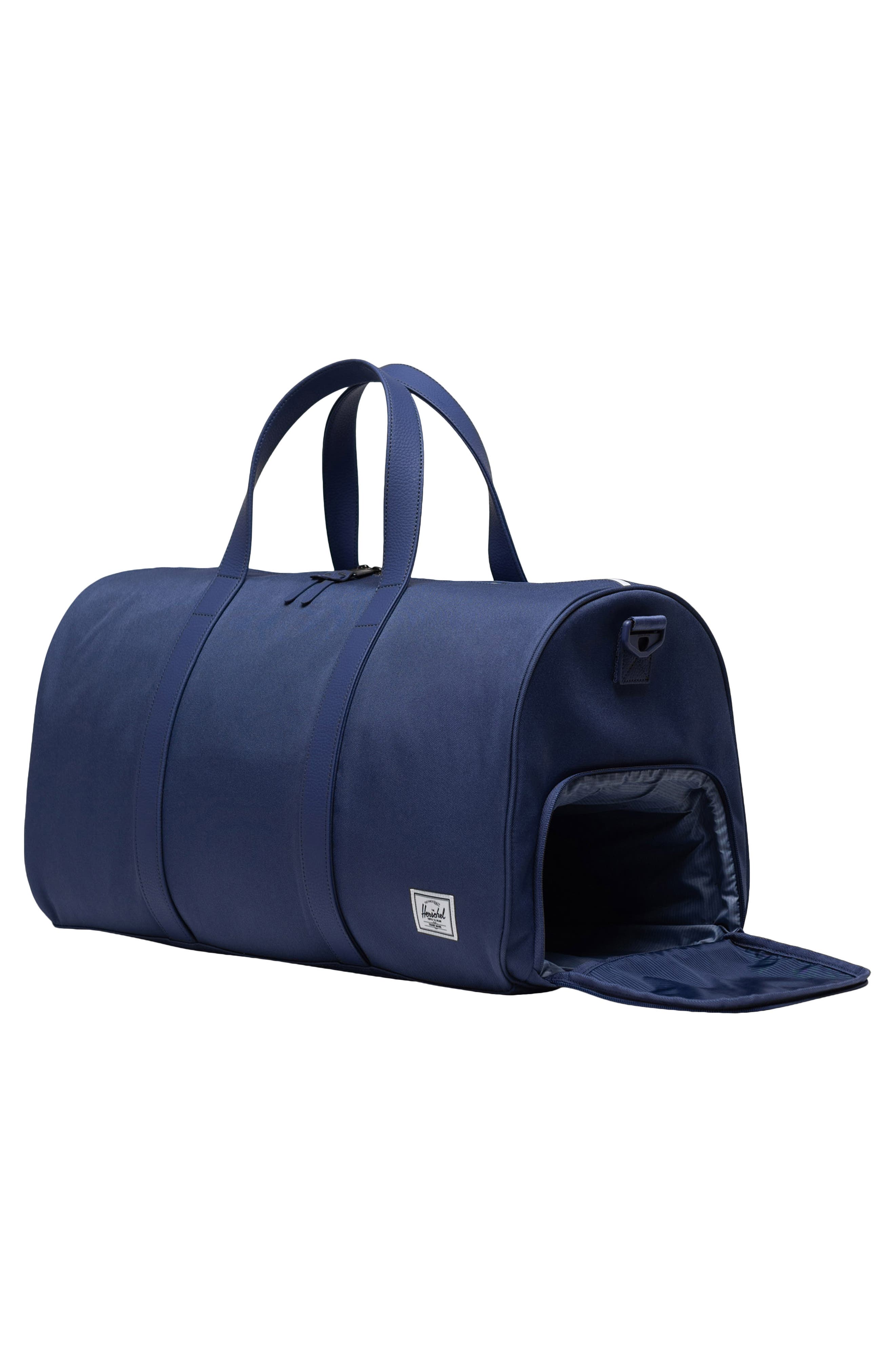 Herschel Supply Co. Novel Recycled Polyester Duffle Bag, Alternate, color, Skipper Blue