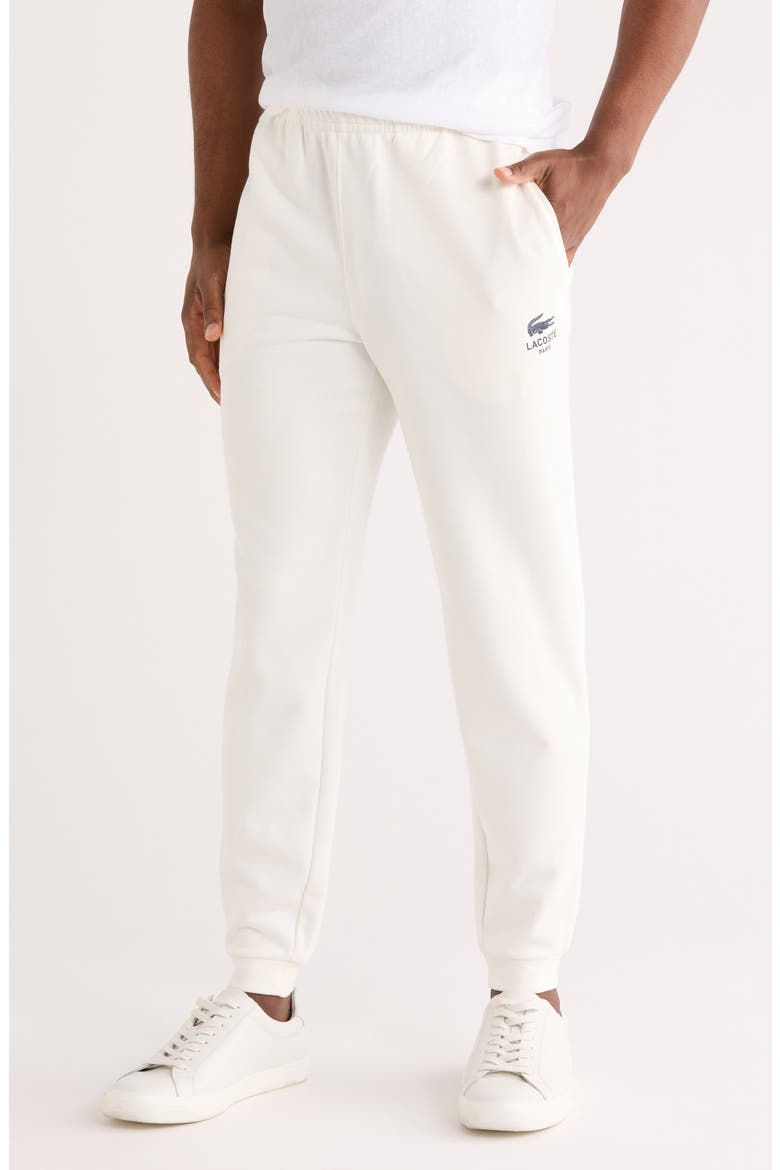 Cotton Tapered Leg Sweatpants, Main, color, FLOUR
