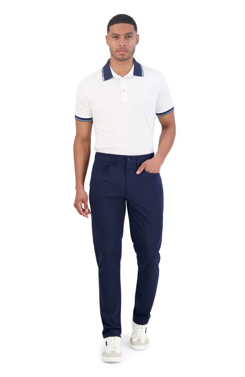 Ben Sherman Solid 4-way-stretch Tech Golf Pants In Navy