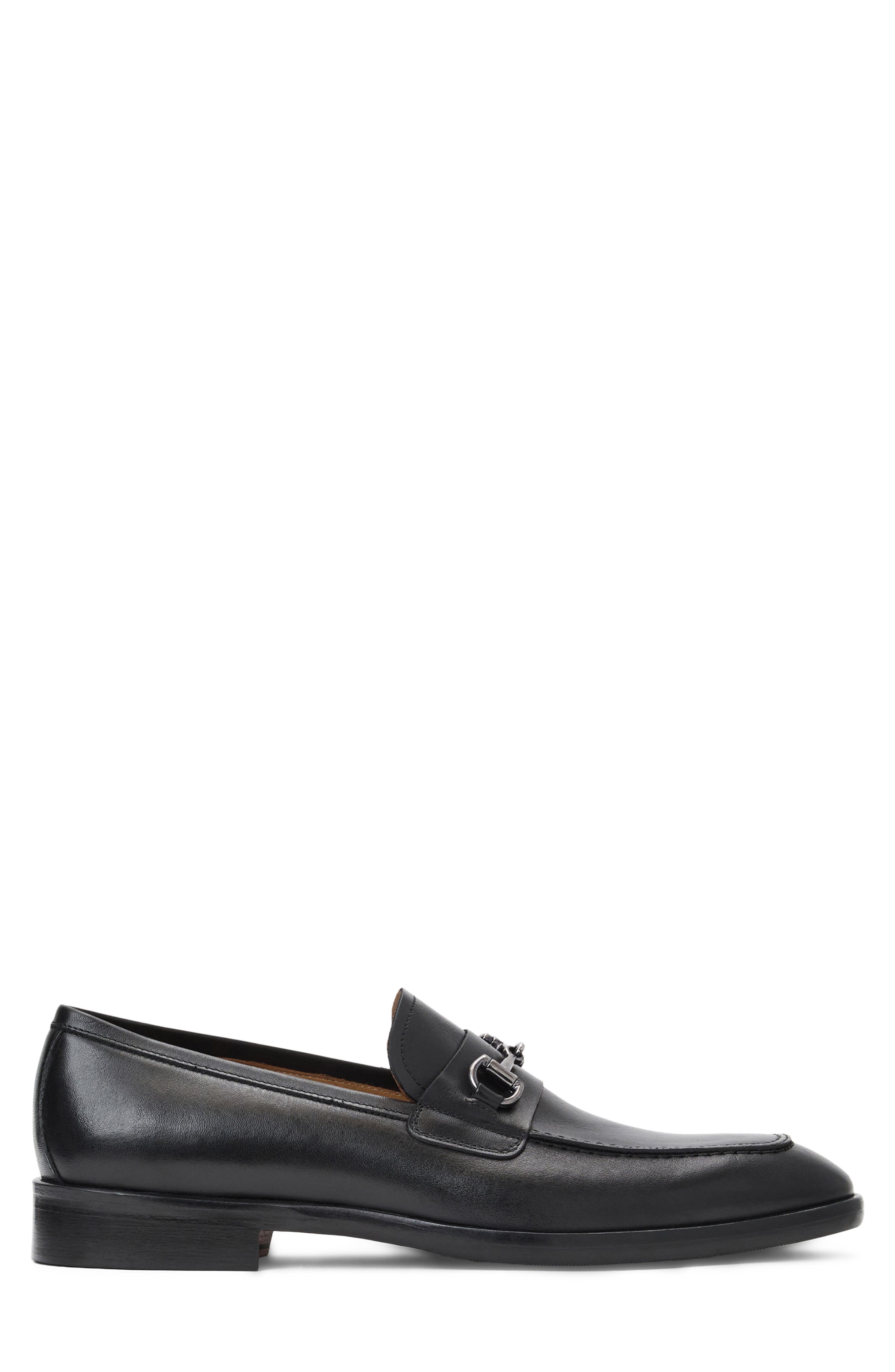Bruno Magli Pasquale Bit Loafer, Alternate, color, Black Calf