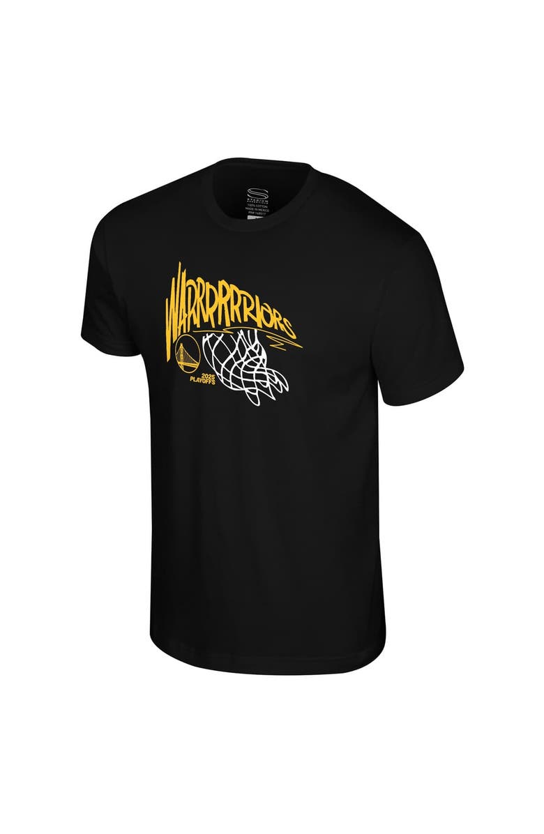 Stadium Essentials Unisex Stadium Essentials  Black Golden State Warriors 2025 NBA Playoffs Swish T-Shirt, Alternate, color, 