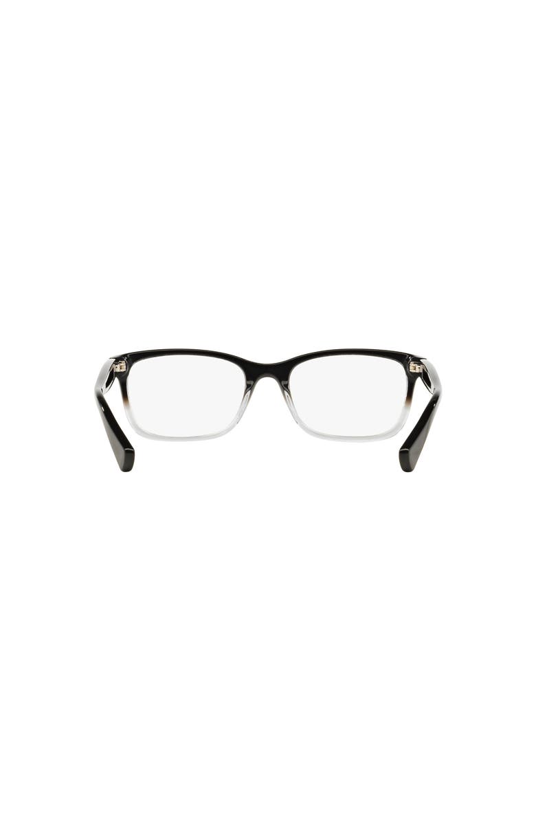RALPH 53mm Square optical glasses, Alternate, color, Black