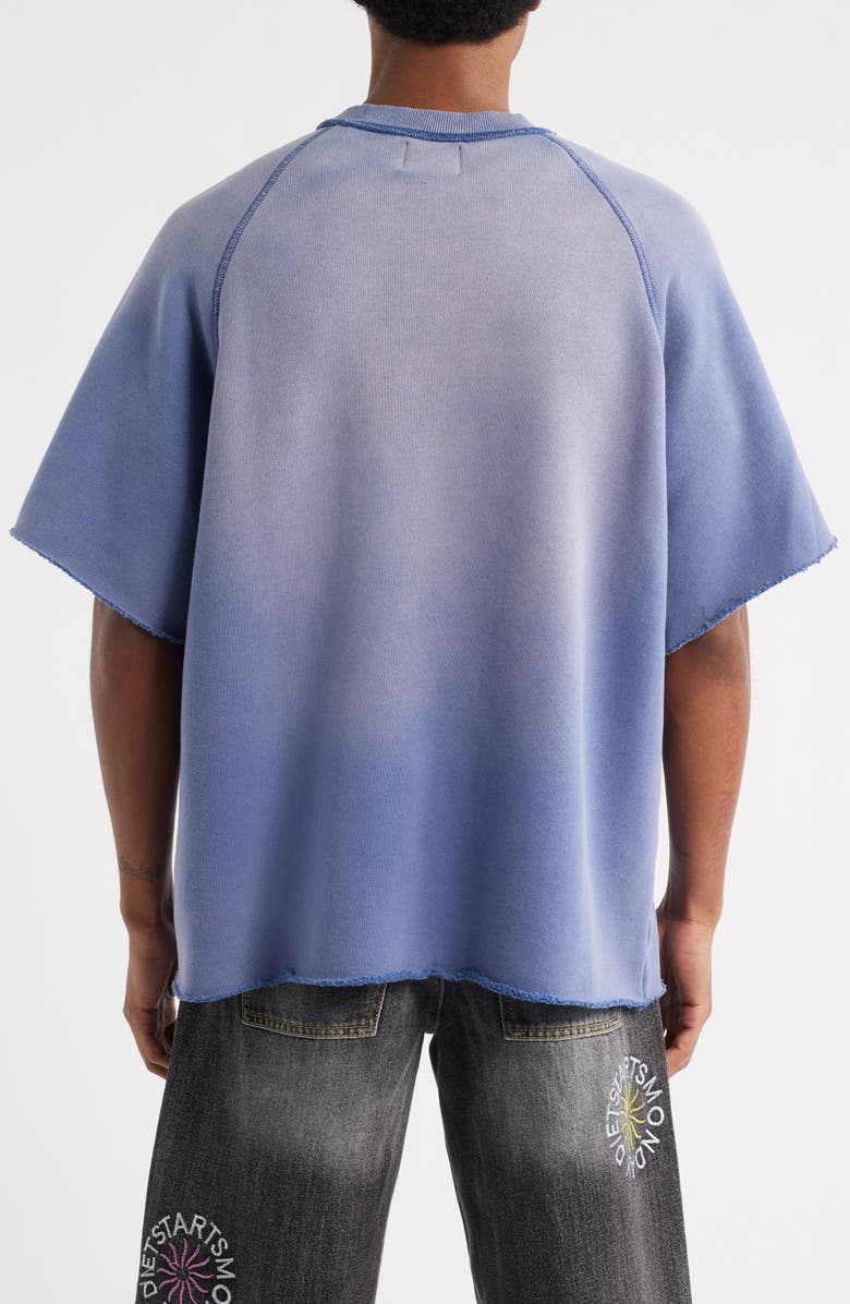 DIET STARTS MONDAY Skull Graphic T-Shirt, Alternate, color, Blue