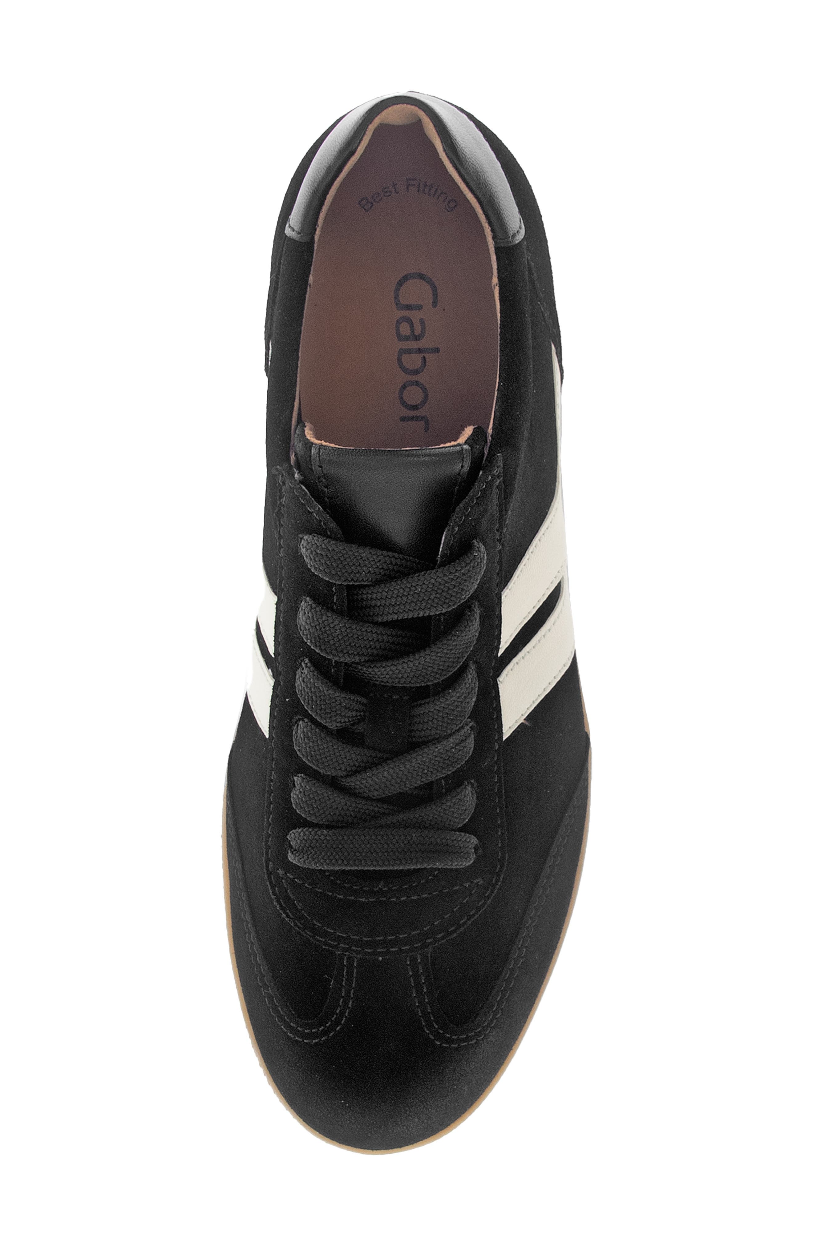 Gabor 63.300 Sneaker, Alternate, color, Black