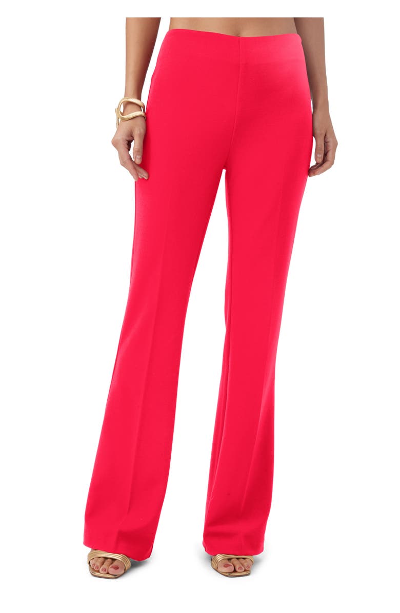 Trina Turk Jacoba Wide Leg Crepe Knit Pant, Main, color, 