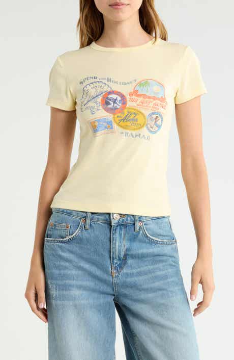 Holiday Stamps Graphic Baby Tee