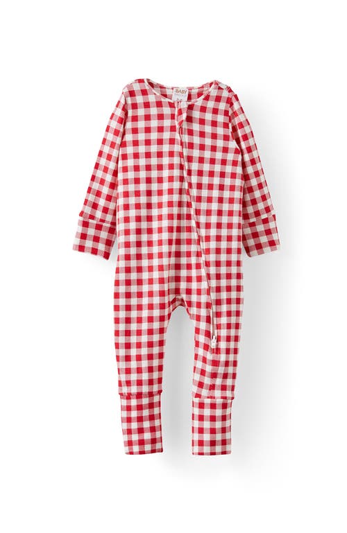 Cotton On Kids The Billie Long Sleeve Zip Romper In Red