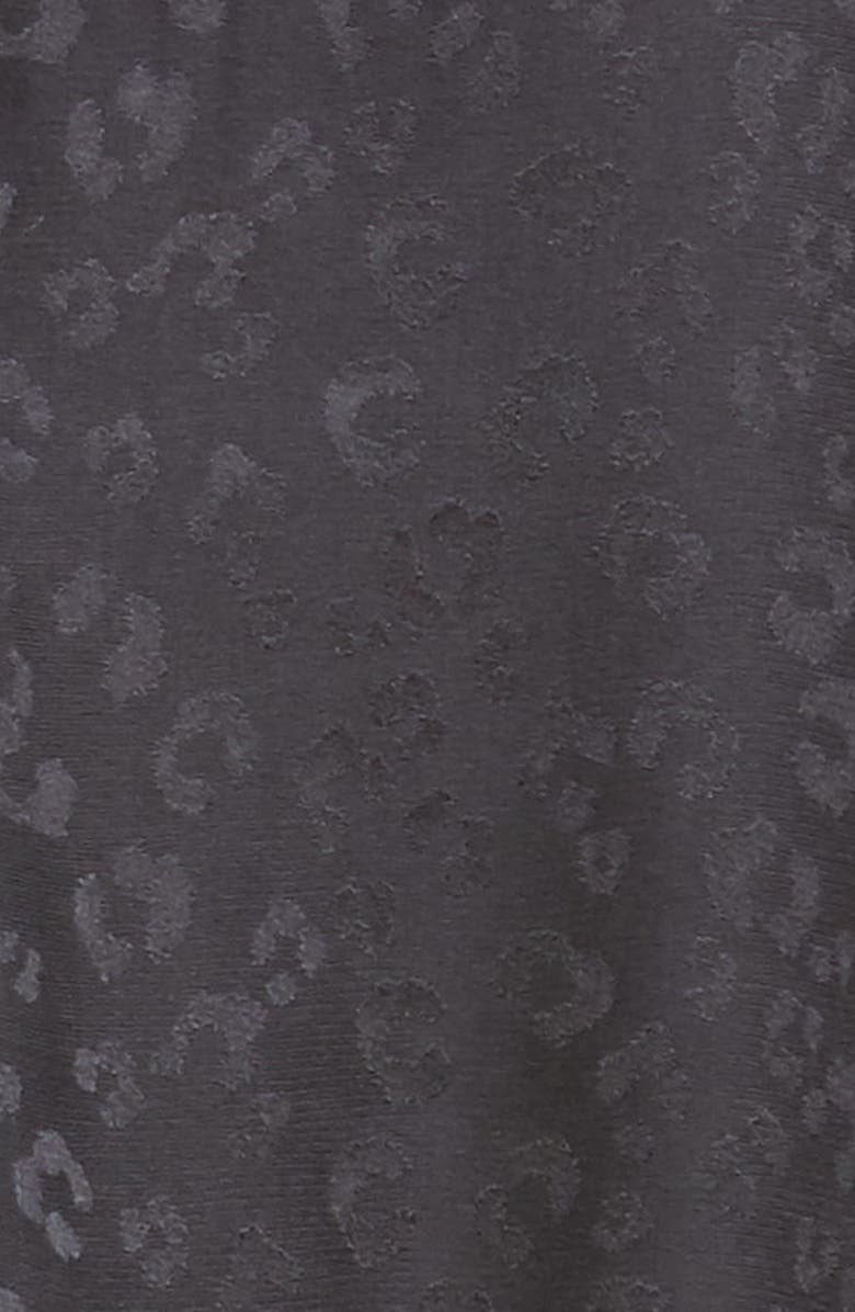 Rebecca Taylor Cheetah Silk Jacquard Blouse, Alternate, color,