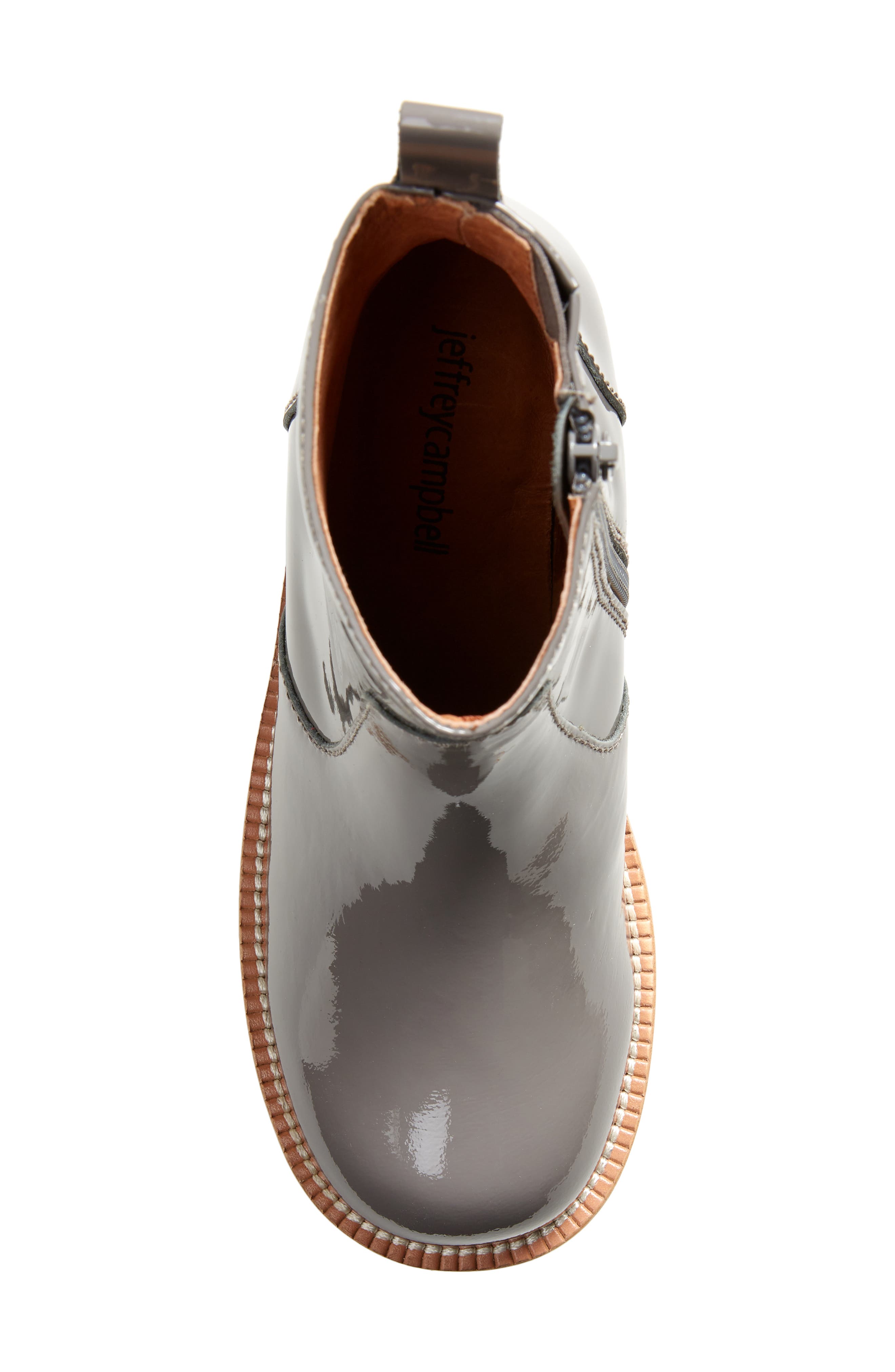 Quavo Platform Bootie, Alternate, color, GREY PATENT
