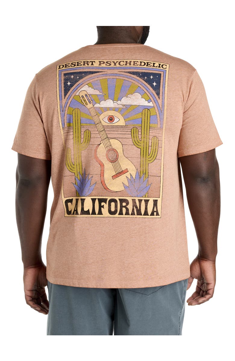 Lucky Brand Big & Tall Cali Desert Music Graphic Tee, Alternate, color, Seirra