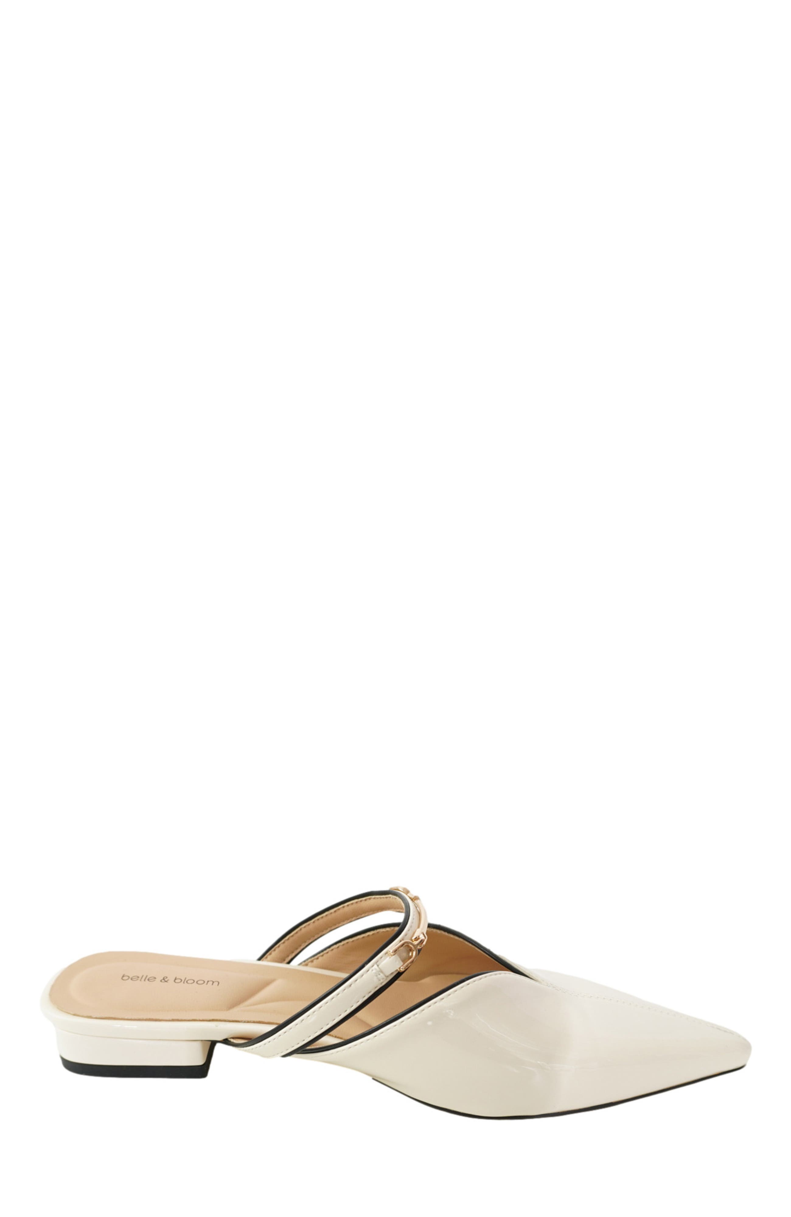 Belle & Bloom Magic Hour Ballet Slide, Main, color, White