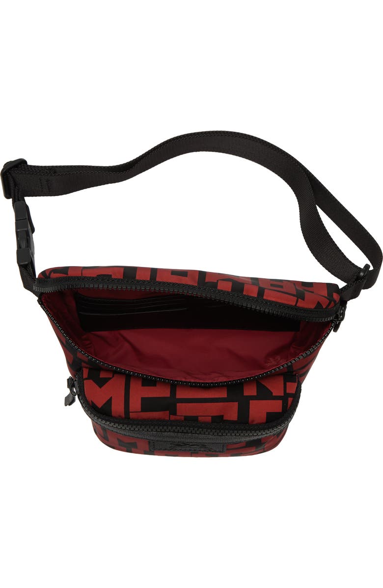 Longchamp Le Pliage Belt Bag, Alternate, color, Blk/Brick