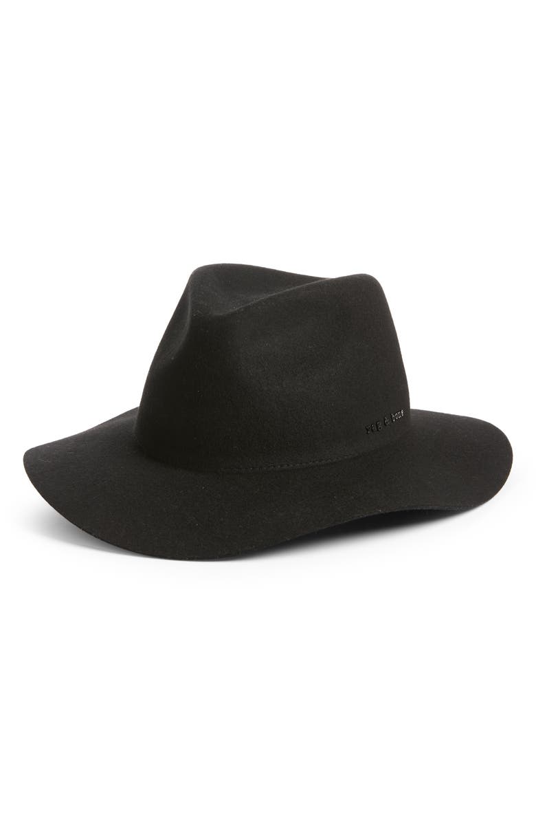rag & bone City Felted Wool Fedora, Main, color, 