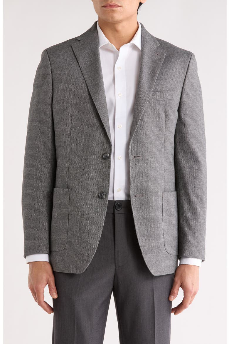 Notch Lapel Sport Coat, Main, color, LIGHT GREY