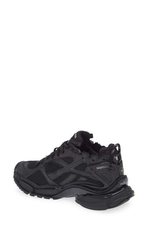 Balenciaga Men Runner Mesh And Leather Sneakers