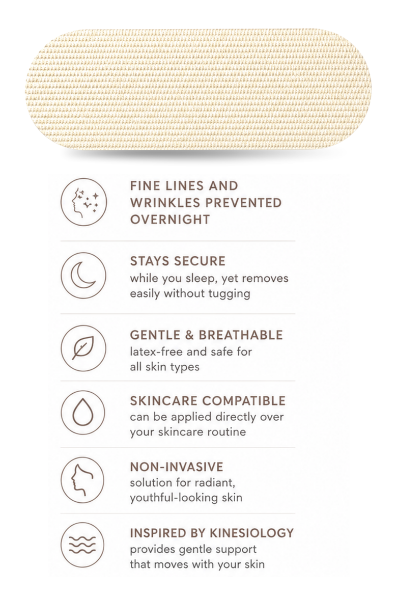 Beauty Face Tape, Alternate, color, Beige