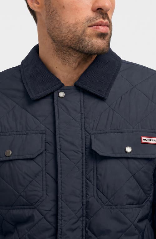 Hunter Bell Quilted Jacket In Blue