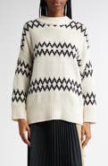 Reiss Ivy Wool Blend Fair Isle Sweater