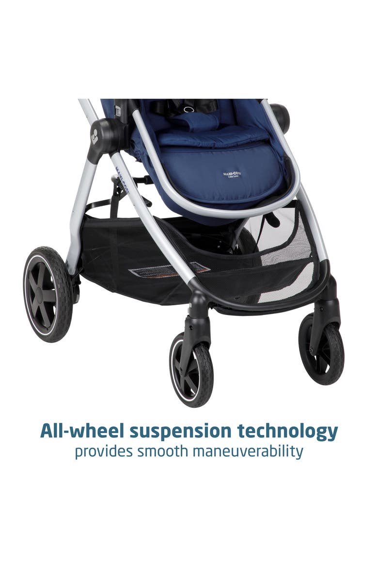 Zelia Luxe Stroller & Mico Luxe Infant Car Seat 5-in-1 Modular Travel System, Alternate, color, NEW HOPE NAVY