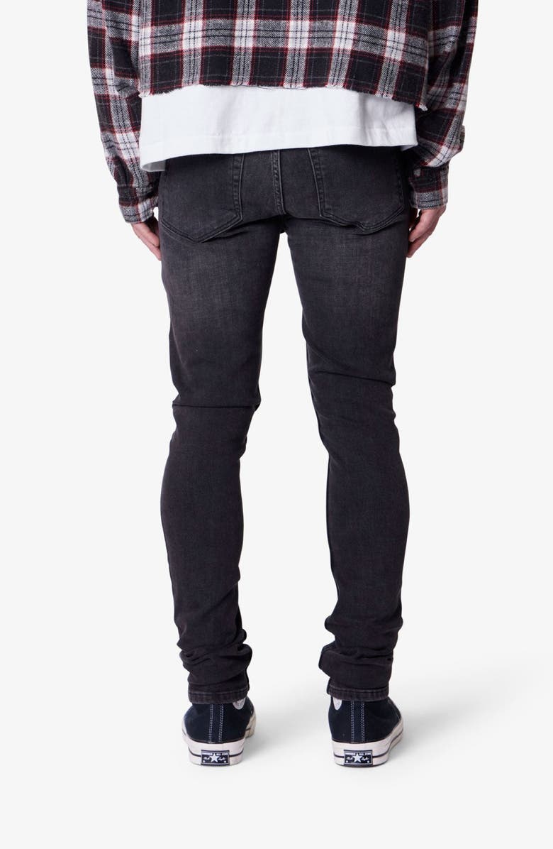 mnml Skinny Jeans, Alternate, color, Stone Wash Black