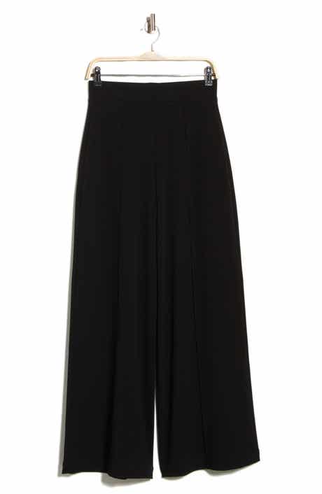 Tempest Pleat Wide Leg Knit Pull-on Pants