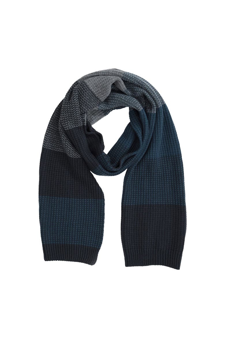 Mirka Knitted Scarf, Main, color, Petrol