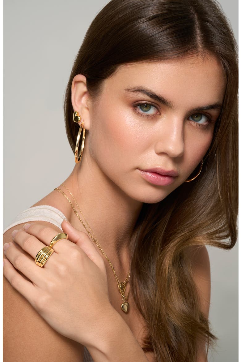 14K Gold Knife Edge Ring (Nordstrom Exclusive), Alternate, color, 14K YELLOW GOLD